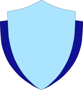 Sky Blue Shield W/flank Clip Art at Clker.com - vector clip art online,  royalty free & public domain