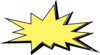 Big Yellow Explosion Clip Art