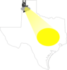 Spotlight On Texas Clip Art
