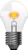 Clear Lightbulb Clip Art