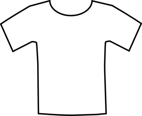 white t shirt clip art free - photo #39