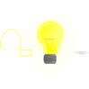 Yellow Light Bulb Clip Art