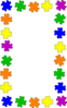 Puzzle Border Clip Art