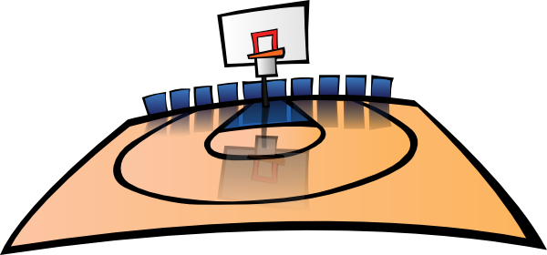 basketball ball cartoon. Cartoon Basketball Court