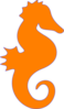 Seahorse-sm Clip Art