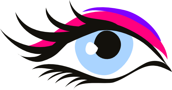 free clip art eyes with lashes - photo #8