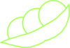 Pea Pod 3 Clip Art