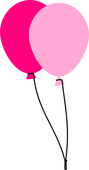 clip art pink balloons - photo #16