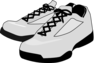 Silver Shoes Clip Art