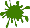 Splat-green Clip Art