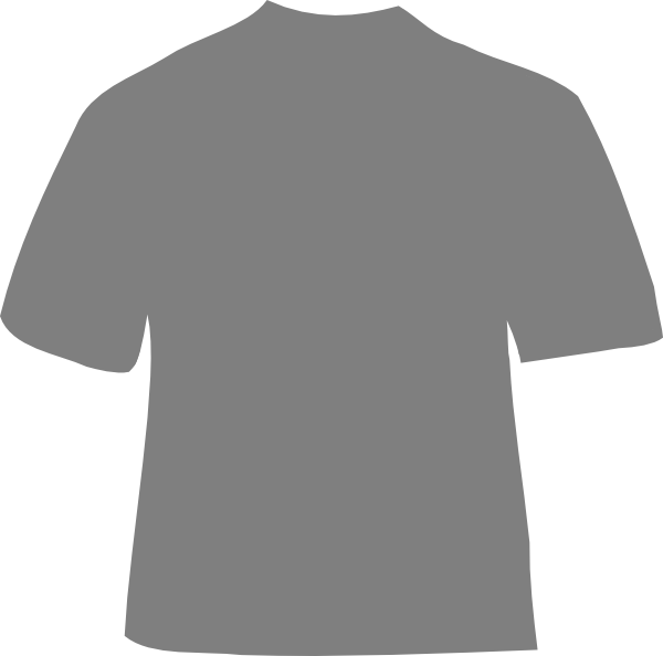 grey t shirt clip art - photo #7