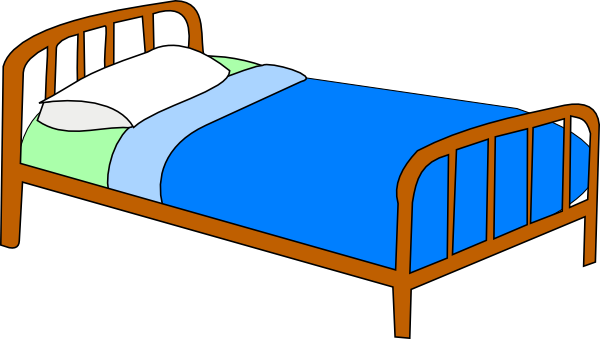 Colored Bed Clip Art at Clker.com - vector clip art online, royalty ...