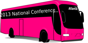 Thirty One Pink Bus Clip Art