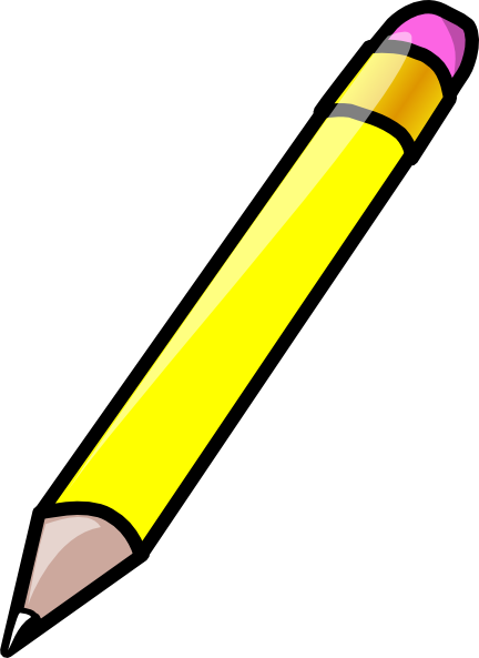 yellow pencil clipart - photo #25