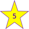 Number 5 Chart Clip Art