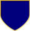 Blue And Gold Shield Clip Art