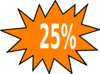 25% Off Clip Art