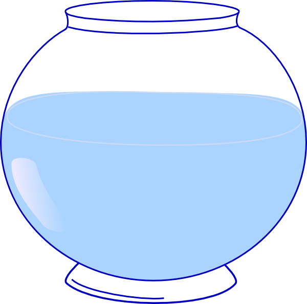 free empty fish bowl clipart - photo #3