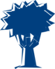 Blue Tree Clip Art