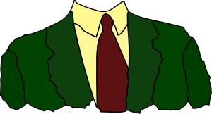 Men Suit Tie Clip Art