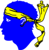 Blue Man Head Clip Art