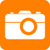 Orange Camera Clip Art