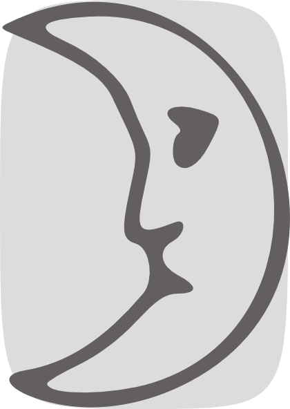 clipart moon face - photo #16