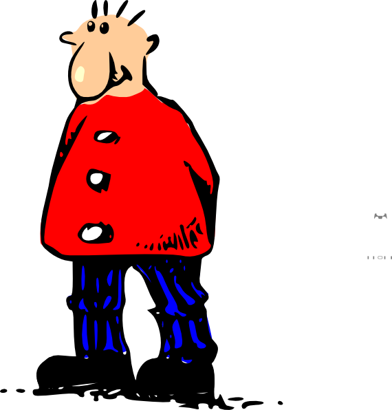 man standing clipart - photo #2