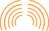 Antenne Noir Omnidirectionnel Fr3quence Orange Gauche Clip Art