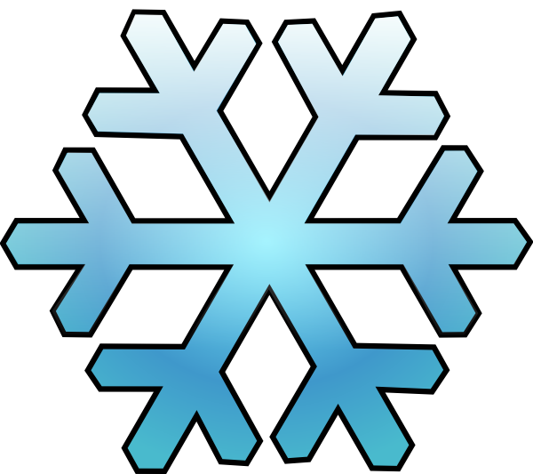 clipart of a snowflake - photo #3