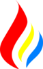 R&o&b  Flame Logo Clip Art