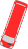 Red Bus - 250 Clip Art