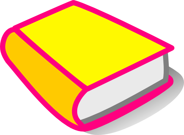 yellow book clipart - photo #30