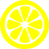 Lemon Slice ( Yellow ) Clip Art
