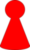 Ludo Piece - Scarlett Red Clip Art