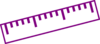 Purple Ruler Clip Art