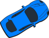 Blue Car - 30 Clip Art