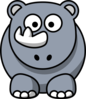 Cartoon Rhino Clip Art Clip Art