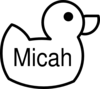 Micahduck Clip Art