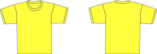 yellow shirt clip art - photo #22