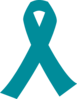 Ribbon For Cancer Teal2 Clip Art