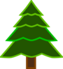 4 Layer Fir Tree Clip Art