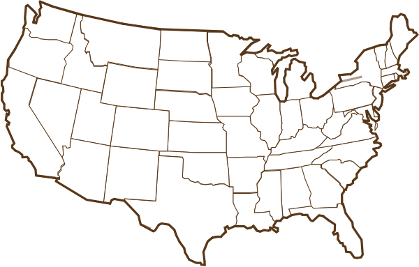 Usa Map Clipart Png