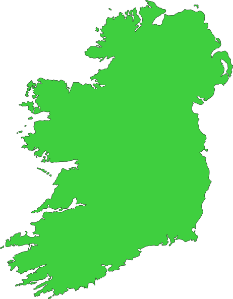 clipart map of ireland - photo #1