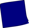 Dark Blue Sticky Note Clip Art