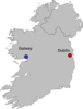 Ireland Contour Map Clip Art