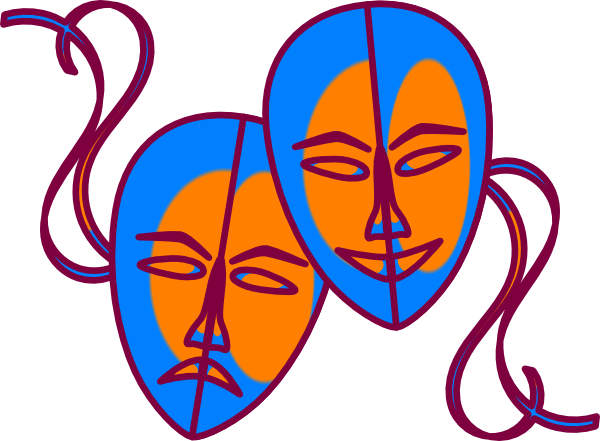 theatre mask clipart. Theatre Masks clip art