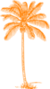 Orange Palm Tree Clip Art