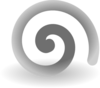 Spiral Grey Clip Art