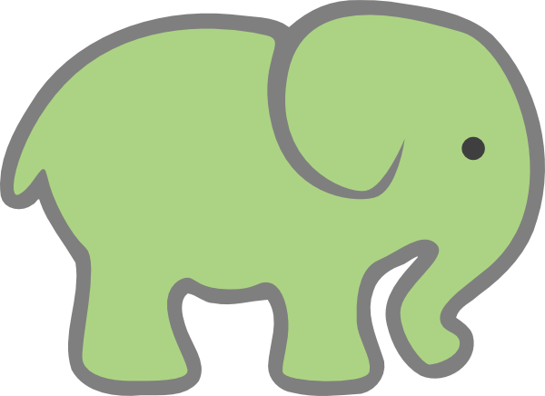 free vector baby elephant clipart - photo #11